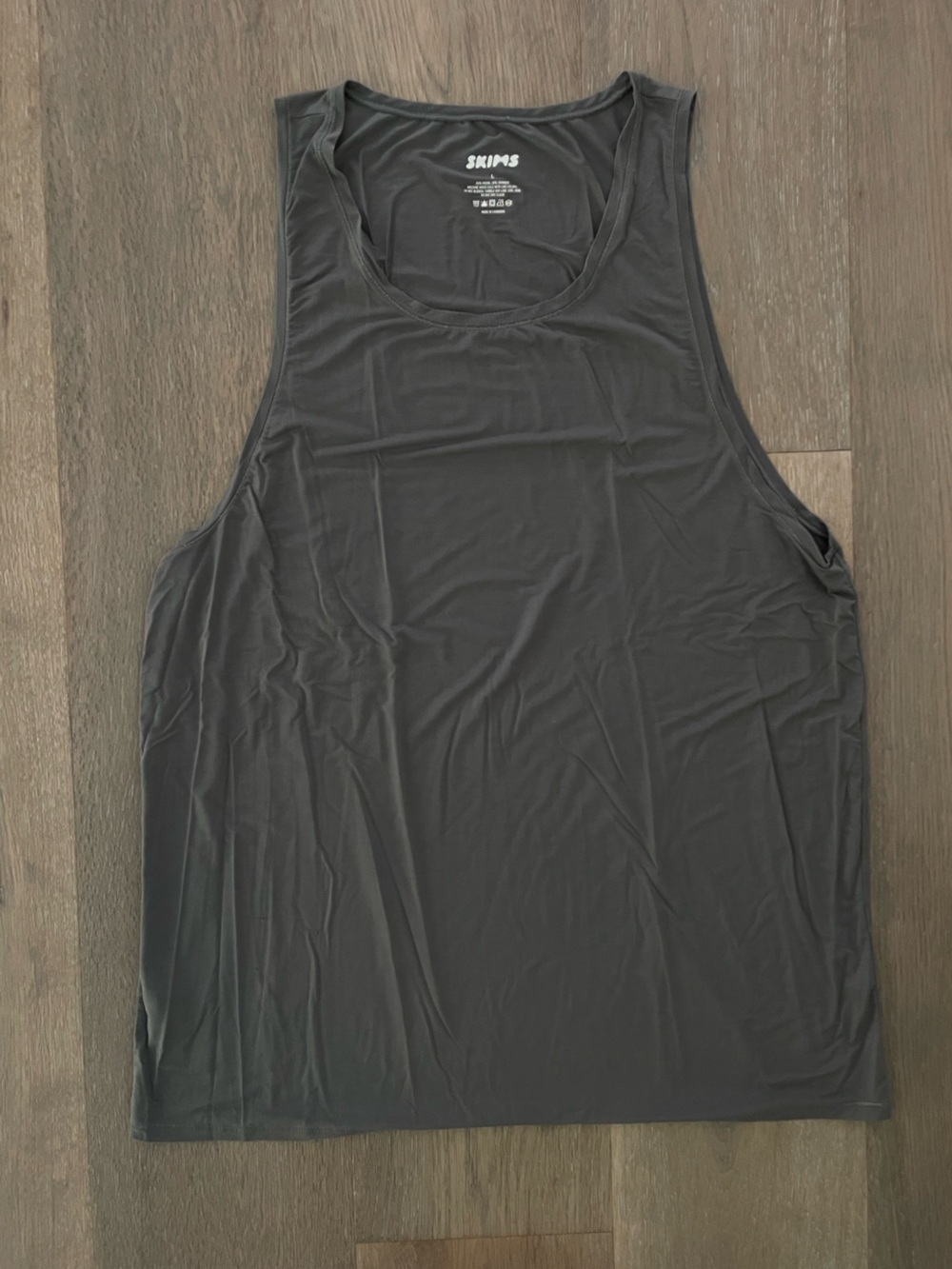 SKIMS Sleeveless Tank Top / Dress in dark taupe large